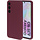 Mobiparts Silicone Cover voor Samsung Galaxy A35 - Plum Red