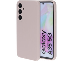 Mobiparts Mobiparts Siliconen Cover voor Samsung Galaxy A35 - Soft Salmon