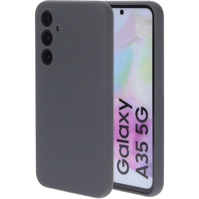 Mobiparts Mobiparts Silicone Cover voor Samsung Galaxy A35 - Urban Grey