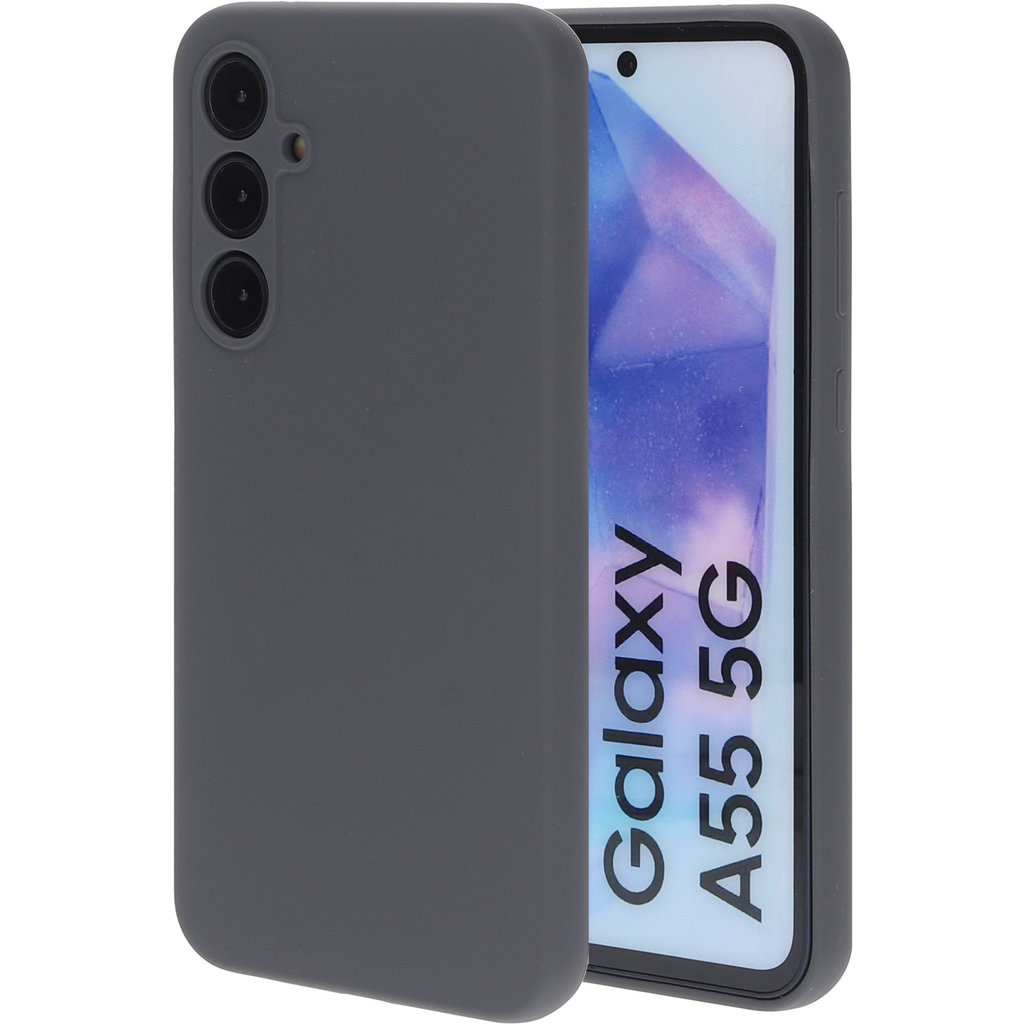 Mobiparts Mobiparts Siliconen Cover voor Samsung Galaxy A55 - Urban Grey
