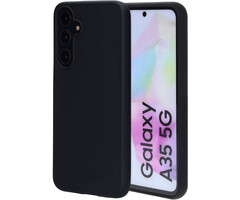 Mobiparts Mobiparts Siliconen Cover voor Samsung Galaxy A35 - Zwart