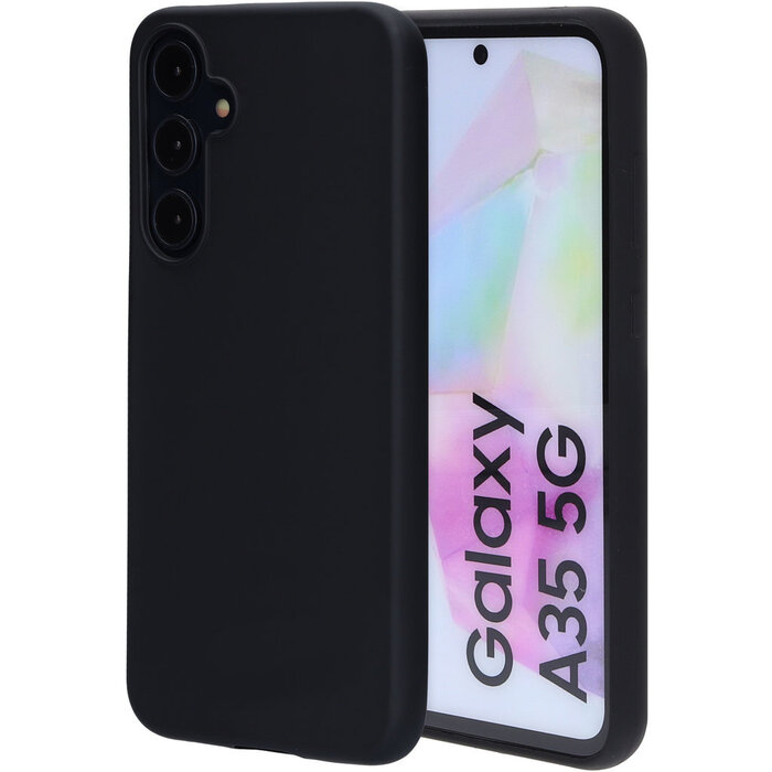 Mobiparts Mobiparts Silicone Cover Samsung Galaxy A35 Black