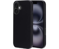 Mobiparts Mobiparts Classic TPU Case voor iPhone 16 - Matzwart - Flexibele Back Cover