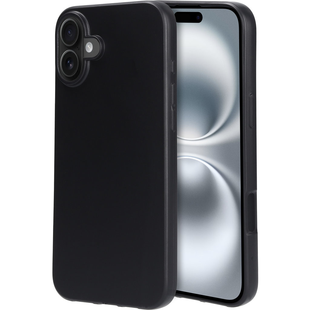 Mobiparts Mobiparts Classic TPU Case voor iPhone 16 Plus - Mat Zwart