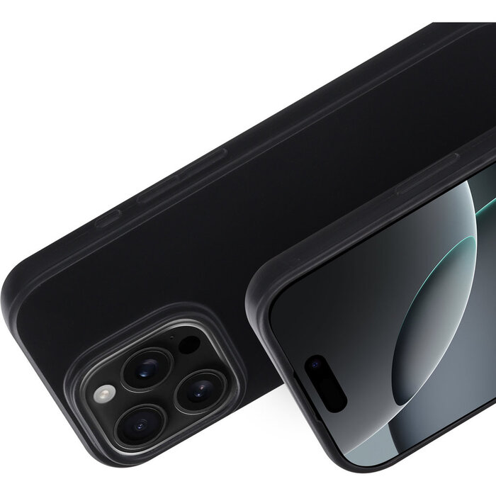 Mobiparts Mobiparts Classic TPU Case voor Apple iPhone 16 Pro - Matzwart