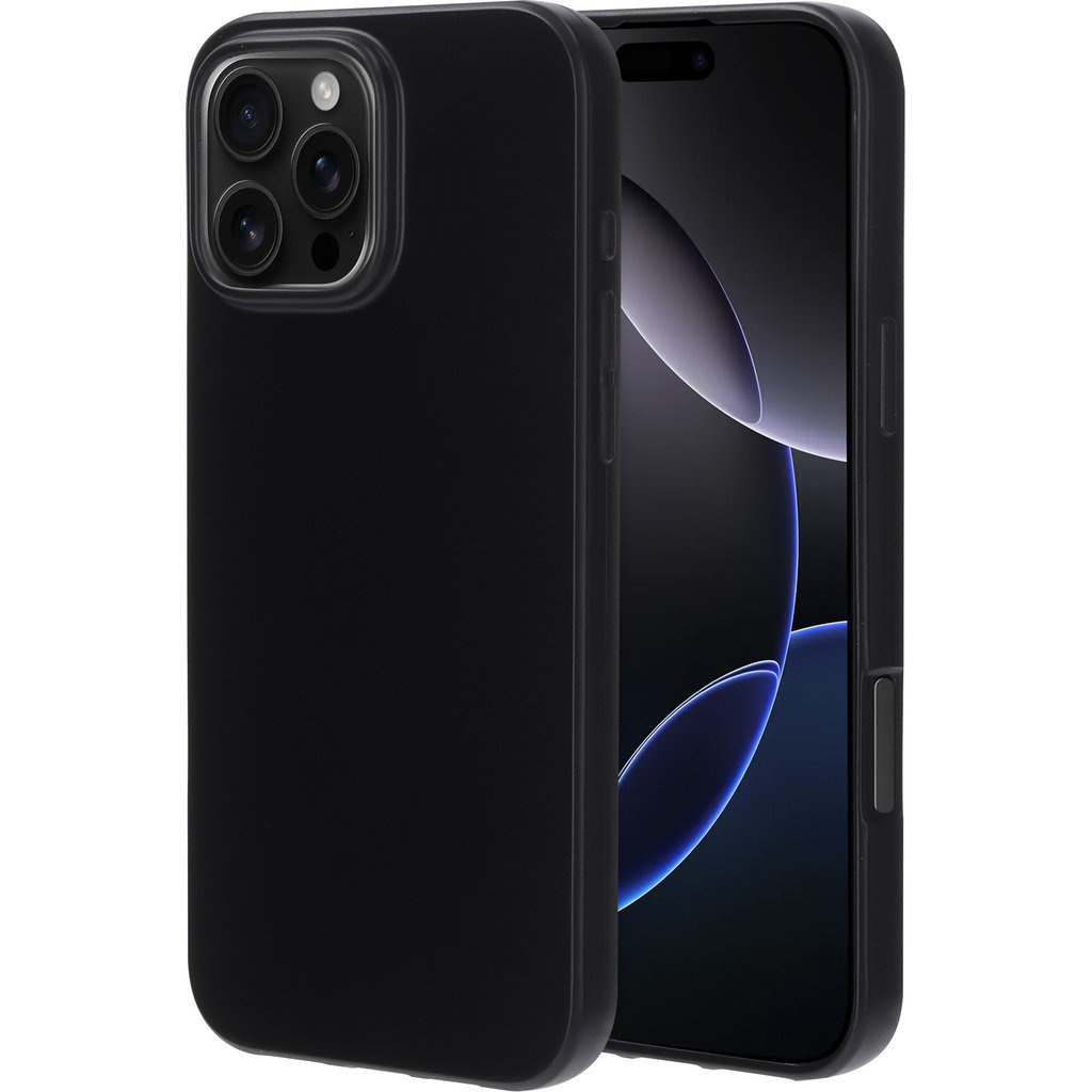 Mobiparts Mobiparts Classic TPU Case voor iPhone 16 Pro Max - Mat Zwart