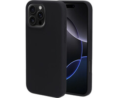Mobiparts Mobiparts Silicone Cover voor iPhone 16 Pro Max - Zwart
