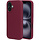 Mobiparts Silicone Cover voor Apple iPhone 16 - Plum Red