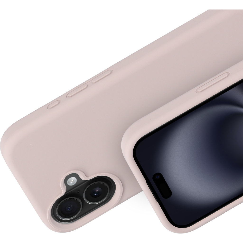 Mobiparts Mobiparts Siliconen Hoesje Apple iPhone 16 - Soft Salmon