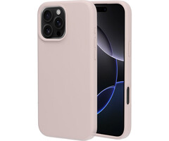 Mobiparts Mobiparts Silicone Cover voor Apple iPhone 16 Pro Max - Soft Salmon