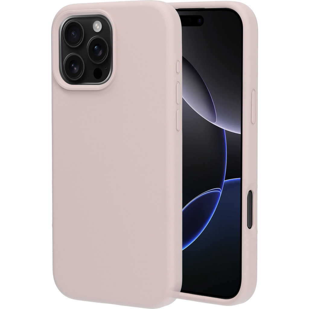 Mobiparts Mobiparts Silicone Cover voor Apple iPhone 16 Pro Max - Soft Salmon