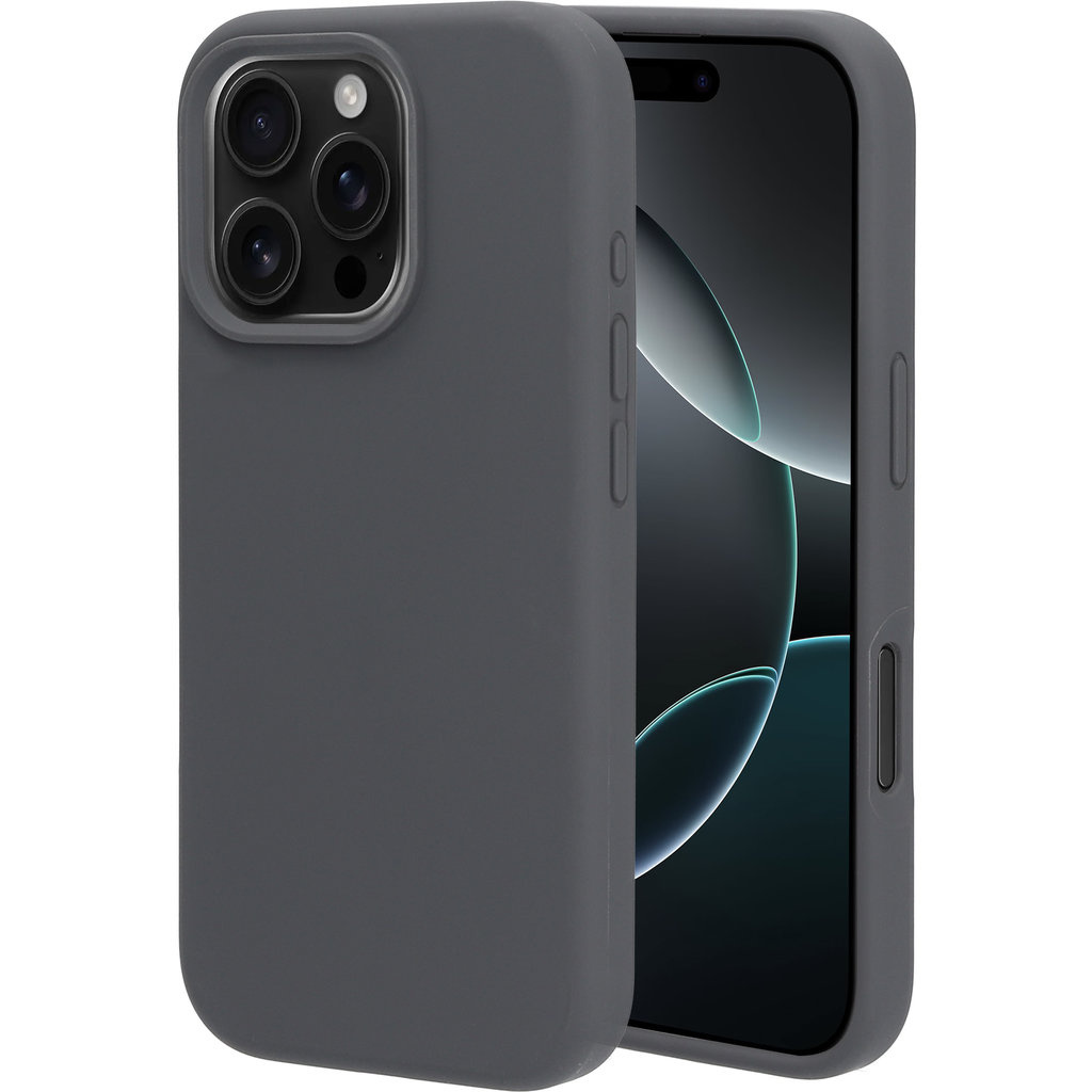 Mobiparts Mobiparts Silicone Cover Apple iPhone 16 Pro Urban Grey