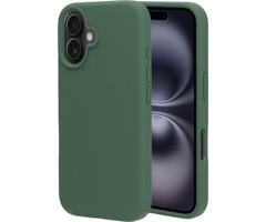 Mobiparts Mobiparts Silicone Cover voor Apple iPhone 16 - Forest Green