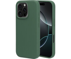 Mobiparts Mobiparts Siliconen Cover voor Apple iPhone 16 Pro - Forest Green