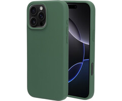 Mobiparts Mobiparts Siliconen Cover voor iPhone 16 Pro Max - Forest Green