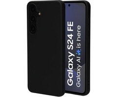 Mobiparts Mobiparts Silicone Cover voor Samsung Galaxy S24 FE - Zwart