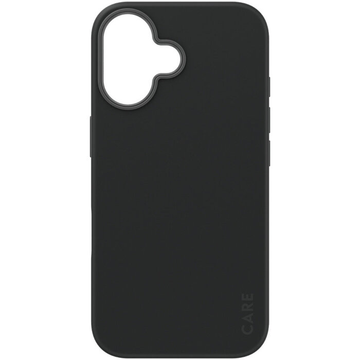 CARE by PanzerGlass PanzerGlass CARE Case Apple iPhone 16 - Zwart met MagSafe