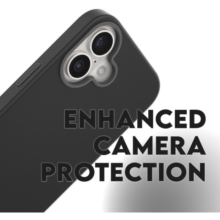 CARE by PanzerGlass PanzerGlass CARE Case Apple iPhone 16 - Zwart met MagSafe