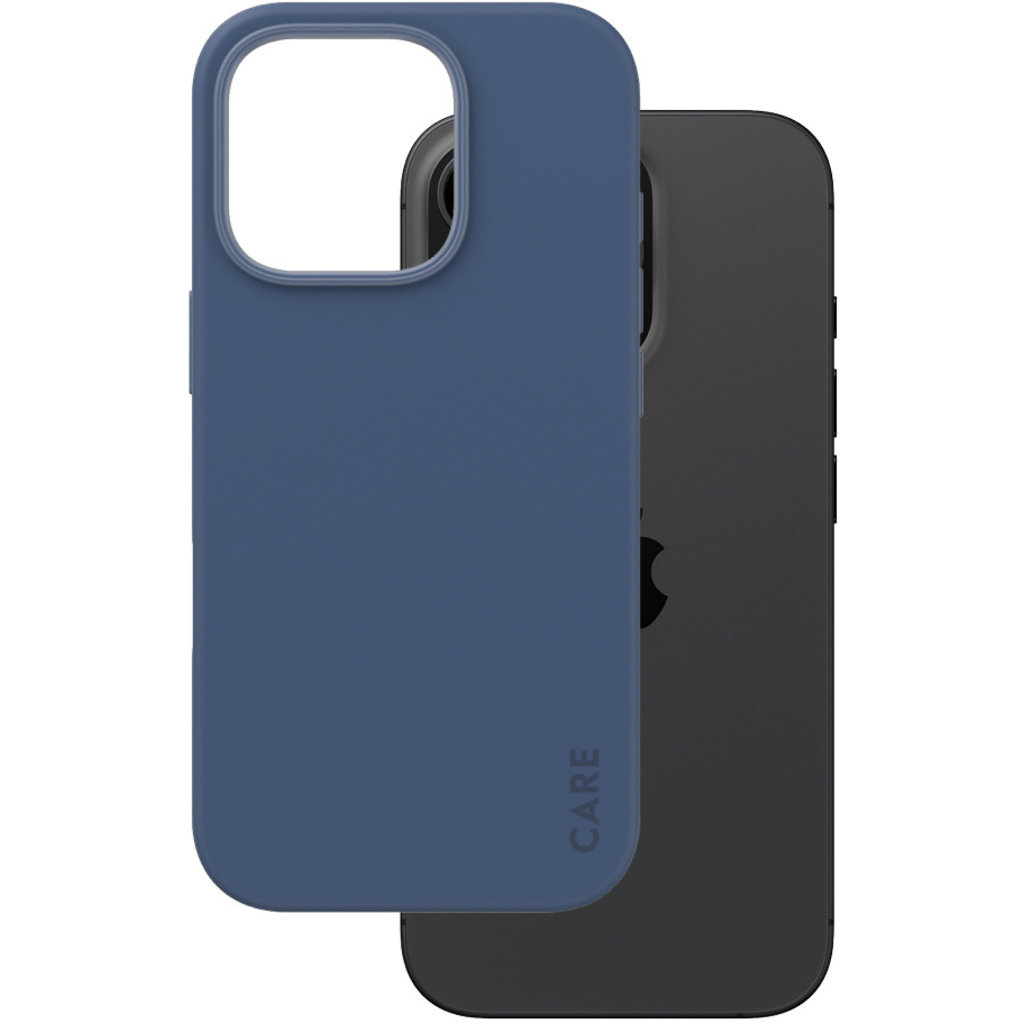 CARE by PanzerGlass PanzerGlass CARE MagSafe Case voor iPhone 16 Pro - Blauw
