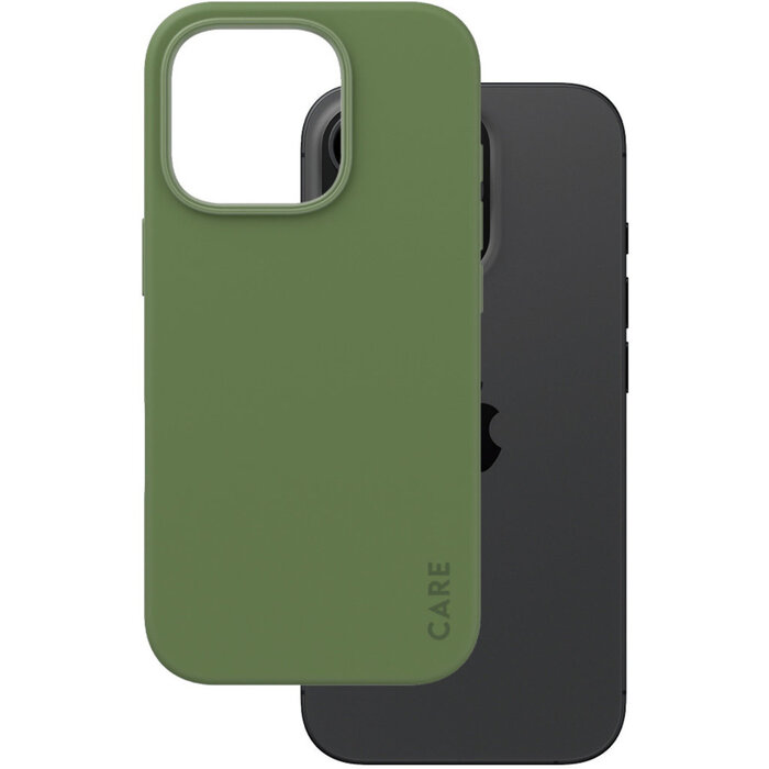 CARE by PanzerGlass PanzerGlass CARE MagSafe Case voor iPhone 16 Pro Max - Groen