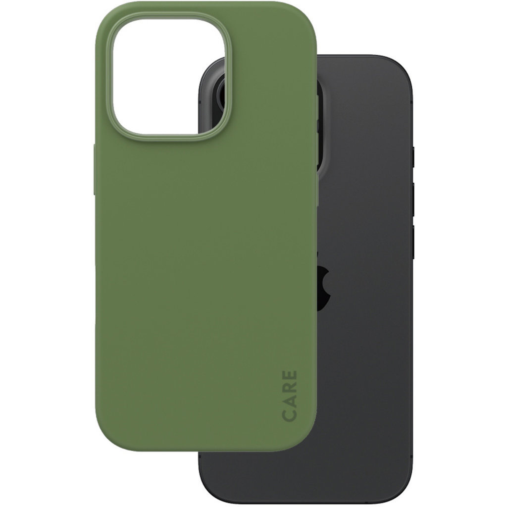 CARE by PanzerGlass PanzerGlass CARE MagSafe Case voor iPhone 16 Pro Max - Groen
