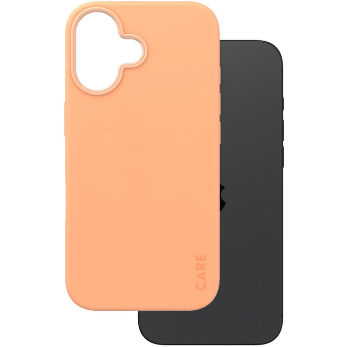 CARE by PanzerGlass CARE by PanzerGlass Fashionable Case Peachy w. MagSafe iPhone 16