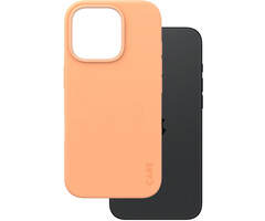 CARE by PanzerGlass PanzerGlass CARE MagSafe Case voor iPhone 16 Pro - Peachy