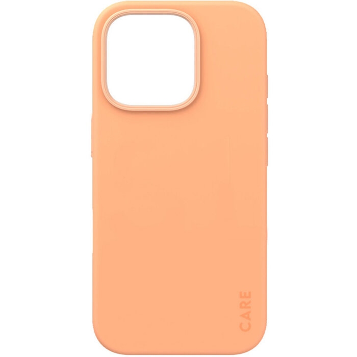 CARE by PanzerGlass PanzerGlass CARE MagSafe Case voor iPhone 16 Pro - Peachy