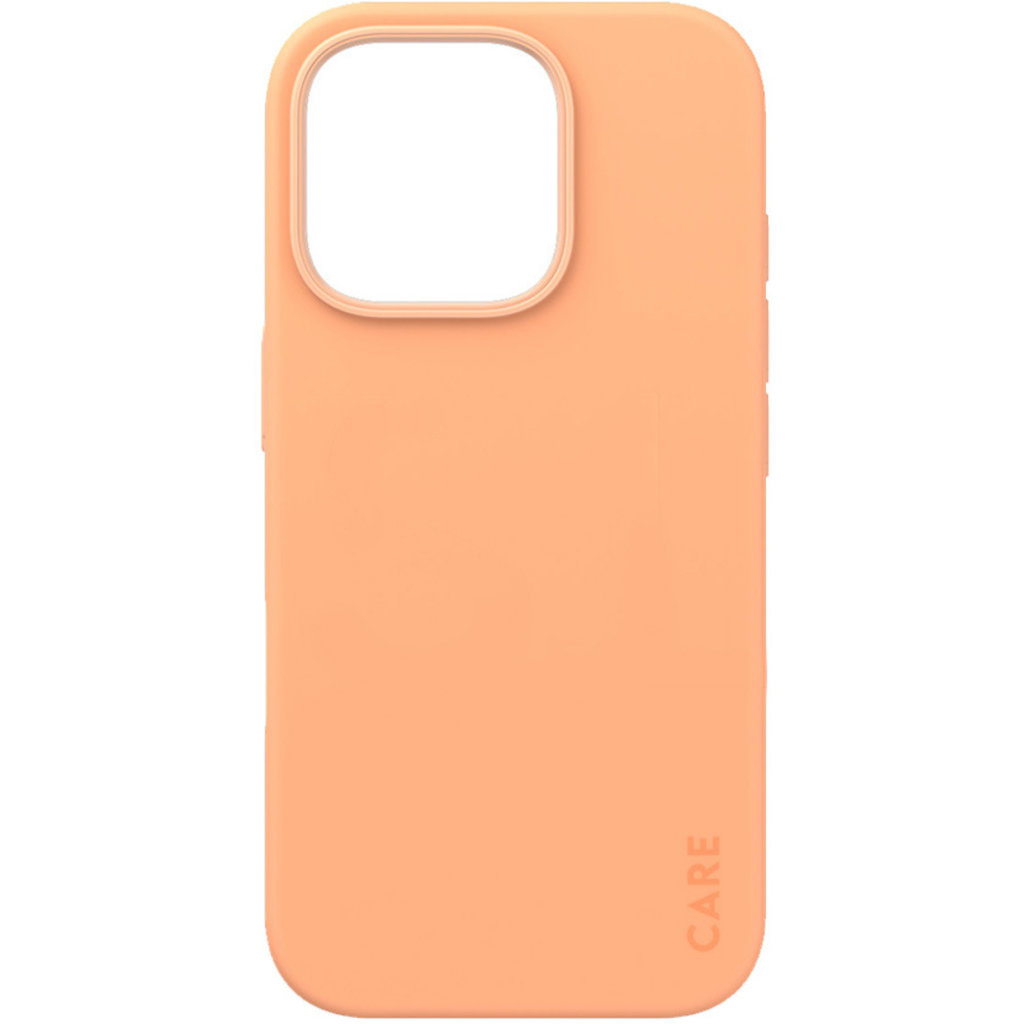 CARE by PanzerGlass PanzerGlass CARE MagSafe Case voor iPhone 16 Pro - Peachy