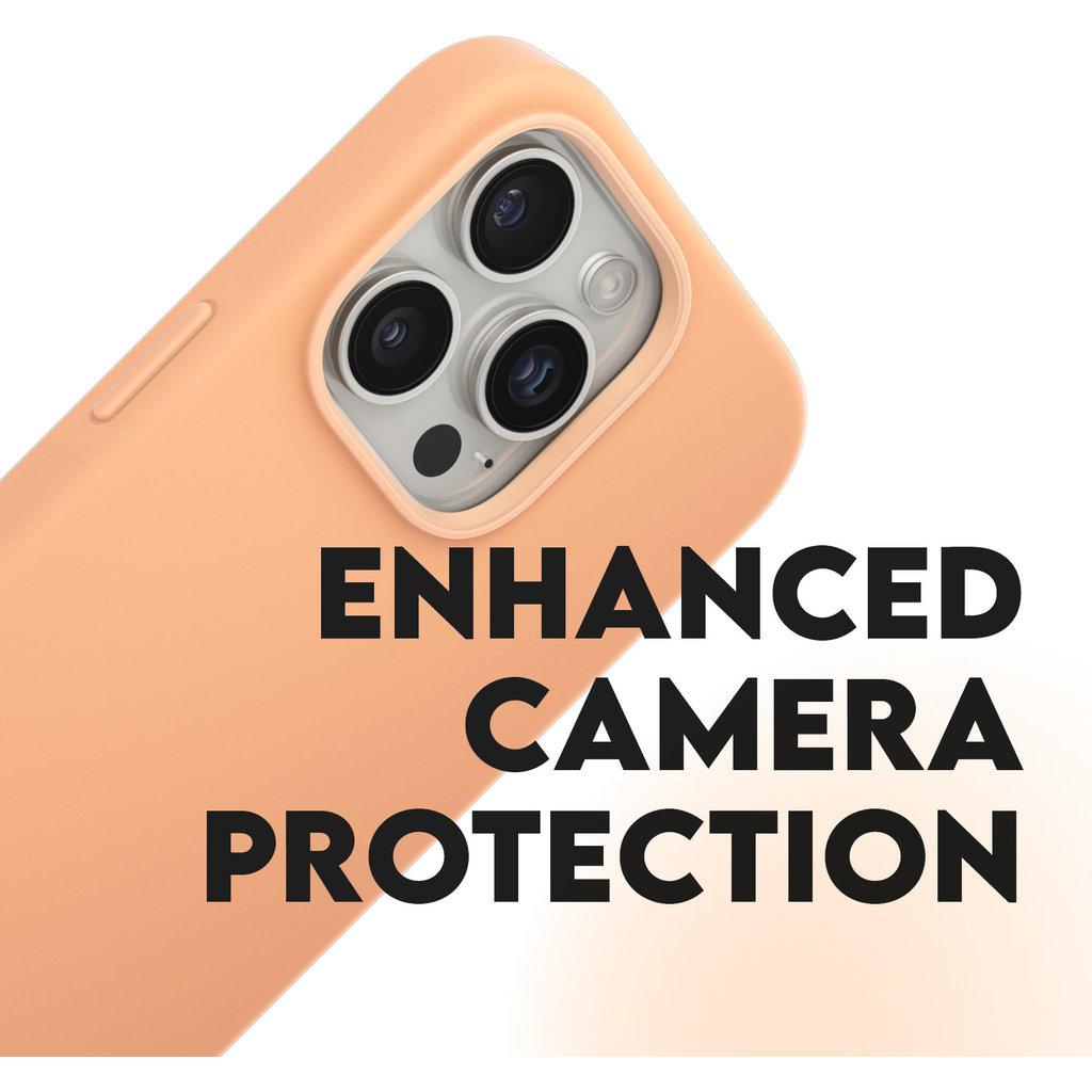 CARE by PanzerGlass PanzerGlass CARE MagSafe Case voor iPhone 16 Pro - Peachy