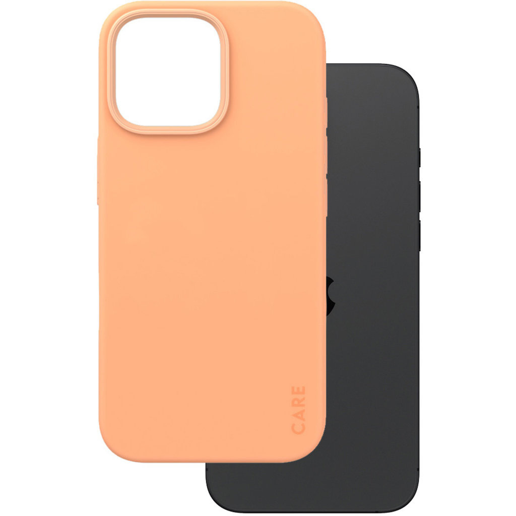CARE by PanzerGlass PanzerGlass CARE Case voor iPhone 16 Pro Max - MagSafe - Peachy