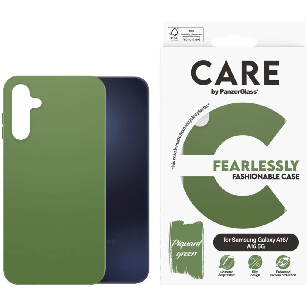 CARE by PanzerGlass CARE by PanzerGlass Fashionable Case Samsung Galaxy A16 - Groen, foto 2 van 4
