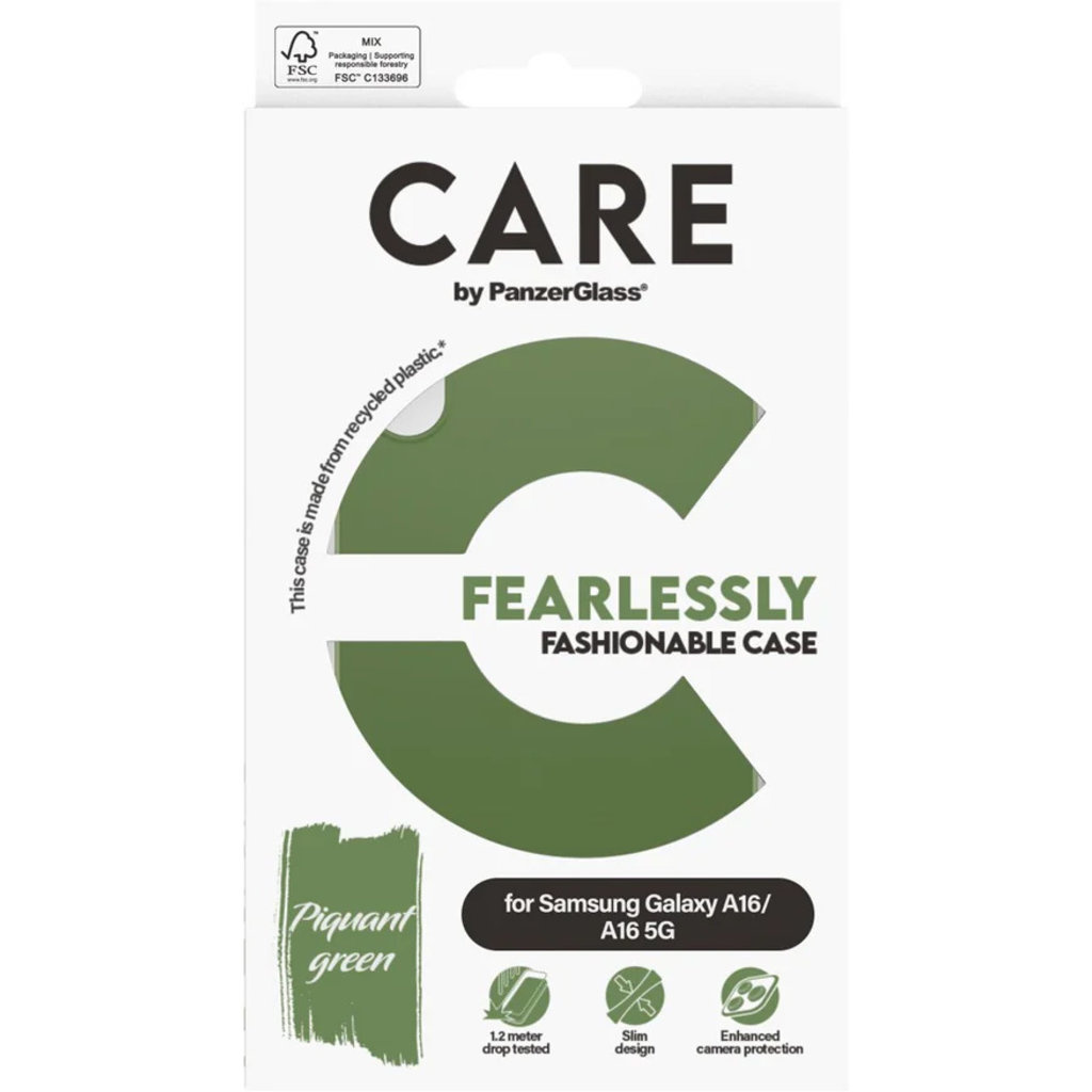 CARE by PanzerGlass CARE by PanzerGlass Fashionable Case Samsung Galaxy A16 - Groen, foto 3 van 4
