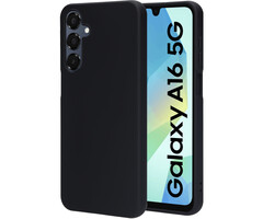 Mobiparts Mobiparts Silicone Cover voor Samsung Galaxy A16 - Zwart