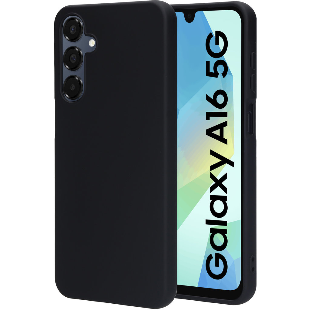 Mobiparts Mobiparts Silicone Cover voor Samsung Galaxy A16 - Zwart