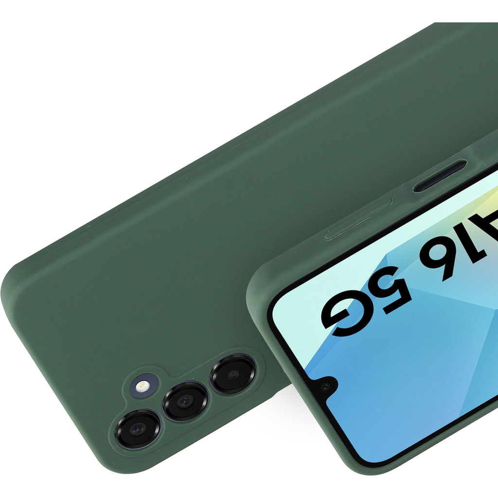 Mobiparts Mobiparts Siliconen Cover voor Samsung Galaxy A16 - Forest Green