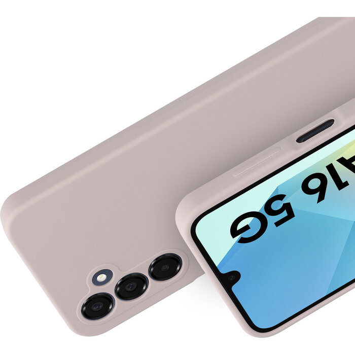 Mobiparts Mobiparts Siliconen Cover voor Samsung Galaxy A16 - Soft Salmon