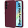 Mobiparts Siliconen Cover voor Samsung Galaxy A16 - Plum Red