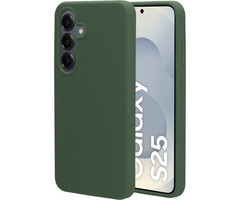 Mobiparts Mobiparts Silicone Cover voor Samsung Galaxy S25 - Forest Green
