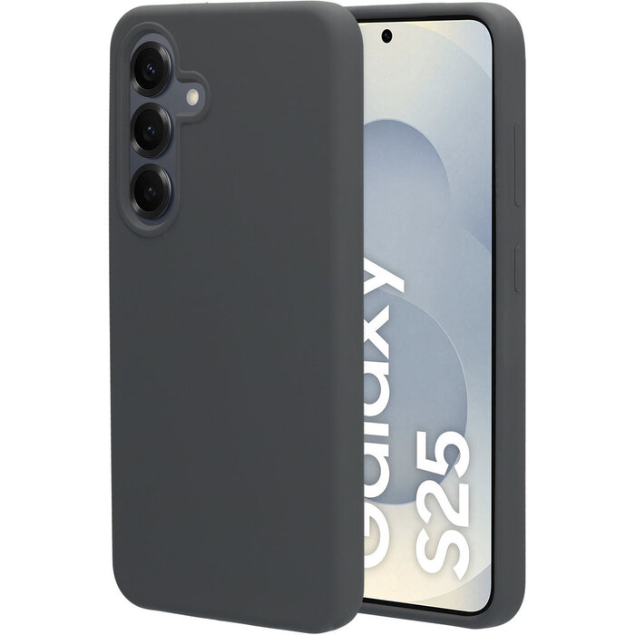 Mobiparts Mobiparts Siliconen Cover voor Samsung Galaxy S25 - Urban Grey