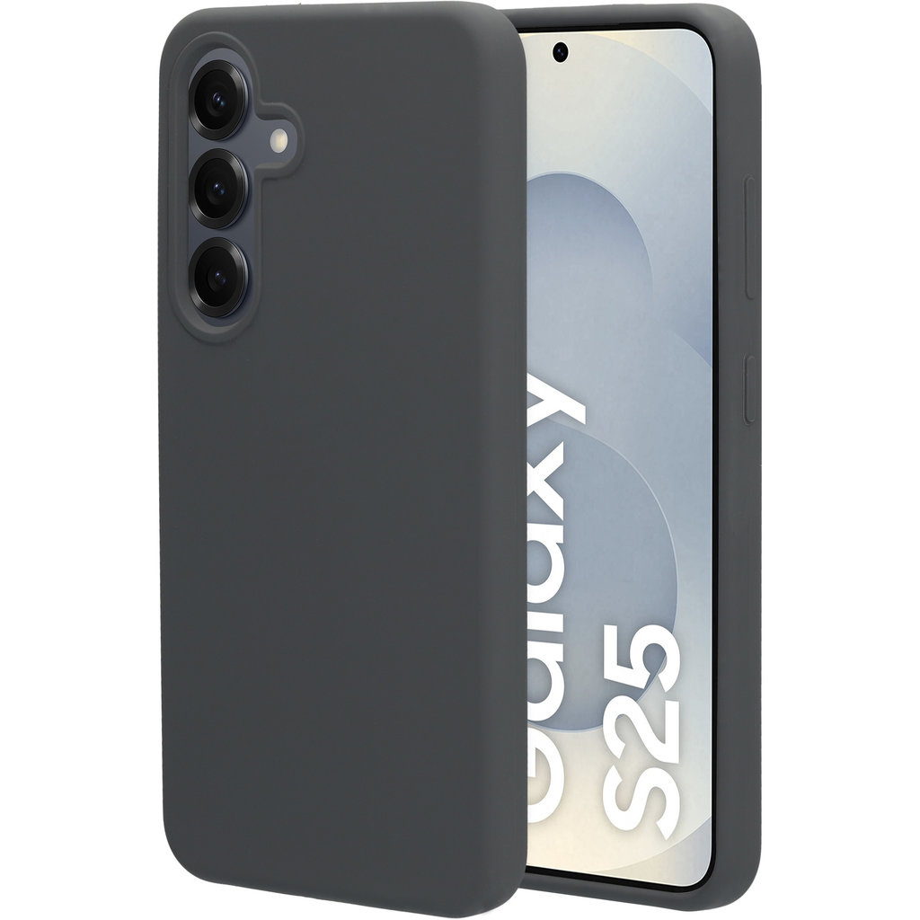 Mobiparts Mobiparts Siliconen Cover voor Samsung Galaxy S25 - Urban Grey
