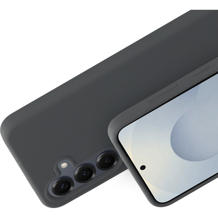 Mobiparts Mobiparts Siliconen Cover voor Samsung Galaxy S25 - Urban Grey