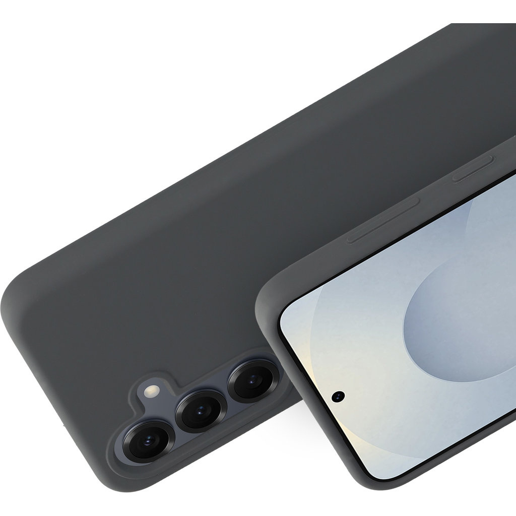 Mobiparts Mobiparts Siliconen Cover voor Samsung Galaxy S25 - Urban Grey