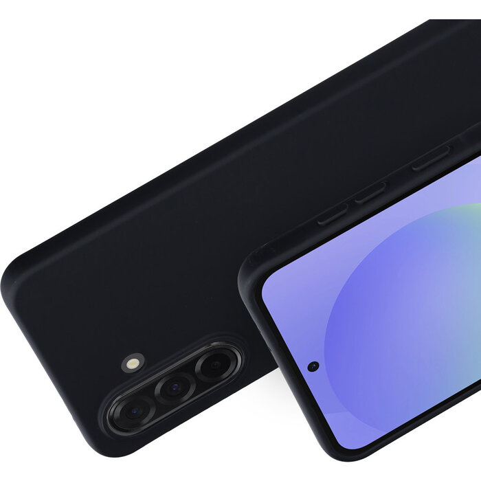 Mobiparts Mobiparts Silicone Cover voor Samsung Galaxy A36 - Zwart