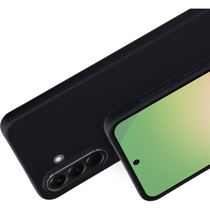 Mobiparts Mobiparts Silicone Cover voor Samsung Galaxy A56 - Zwart