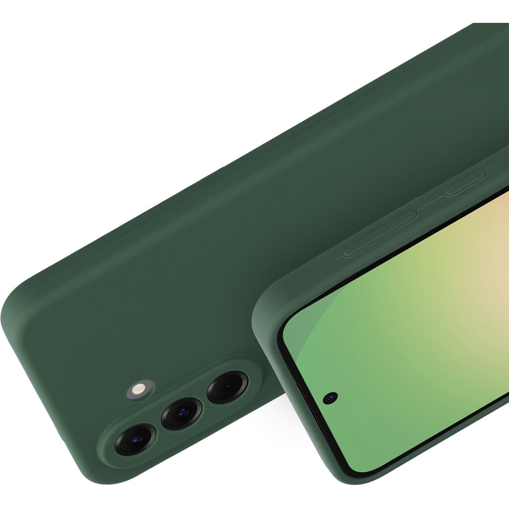Mobiparts Mobiparts Silicone Cover voor Samsung Galaxy A56 - Forest Green