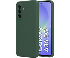 Mobiparts Mobiparts Silicone Cover voor Samsung Galaxy A36 - Forest Green