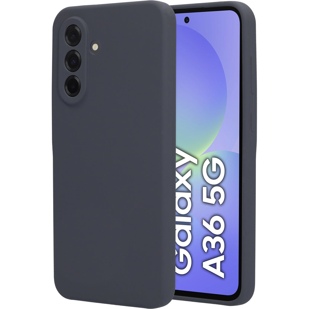 Mobiparts Mobiparts Siliconen Cover voor Samsung Galaxy A36 - Urban Grey