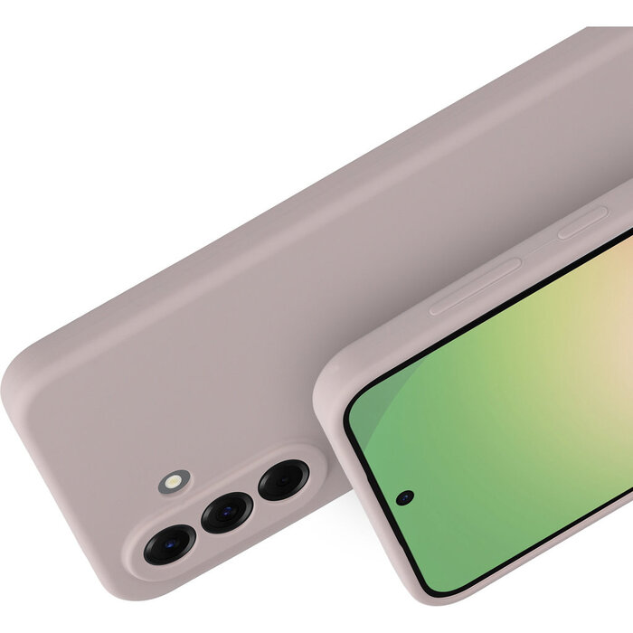 Mobiparts Mobiparts Silicone Cover voor Samsung Galaxy A56 - Soft Salmon