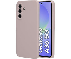 Mobiparts Mobiparts Silicone Cover Samsung Galaxy A36 Soft Salmon